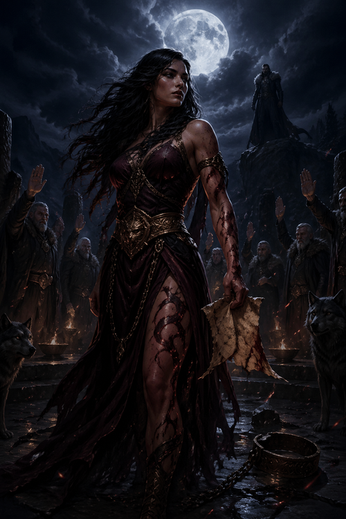 a-warrior-lunas-awakening - Night Vow mood product image
