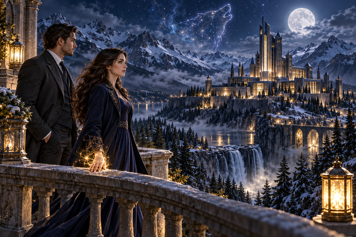 Alpha Amanda's Love Adventure — moonlit story illustration