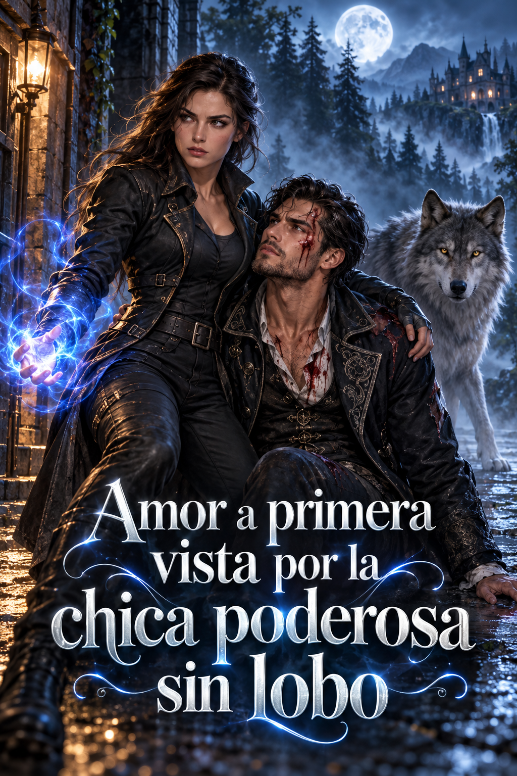 Amor a primera vista por la chica poderosa sin lobo — portada en español