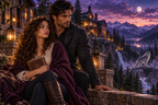Beauty And The Beta — moonlit story illustration