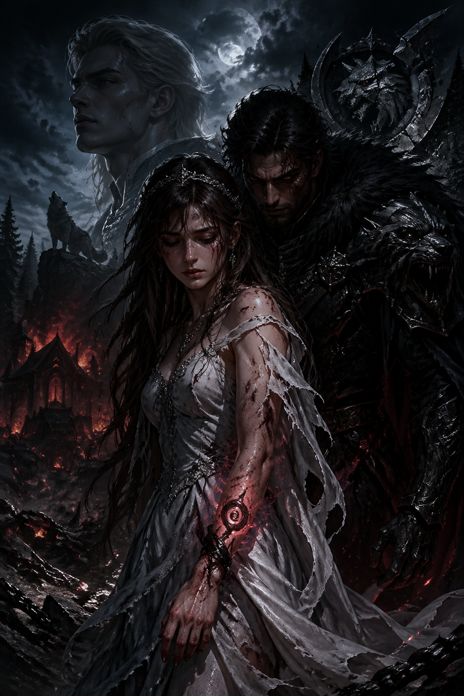 Betrayed By The Alpha, Desired By The Hybrid - Night Vow mood product image