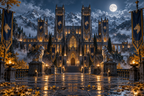 Bonds At War: The Virgin Is Mine — moonlit story illustration