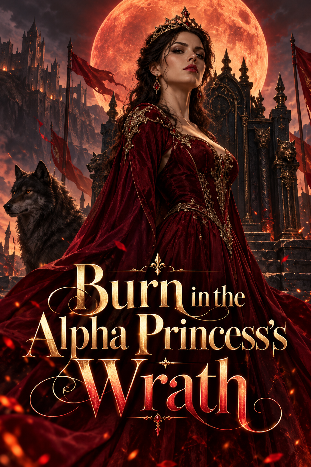 Burn in the Alpha Princess's Wrath — book cover