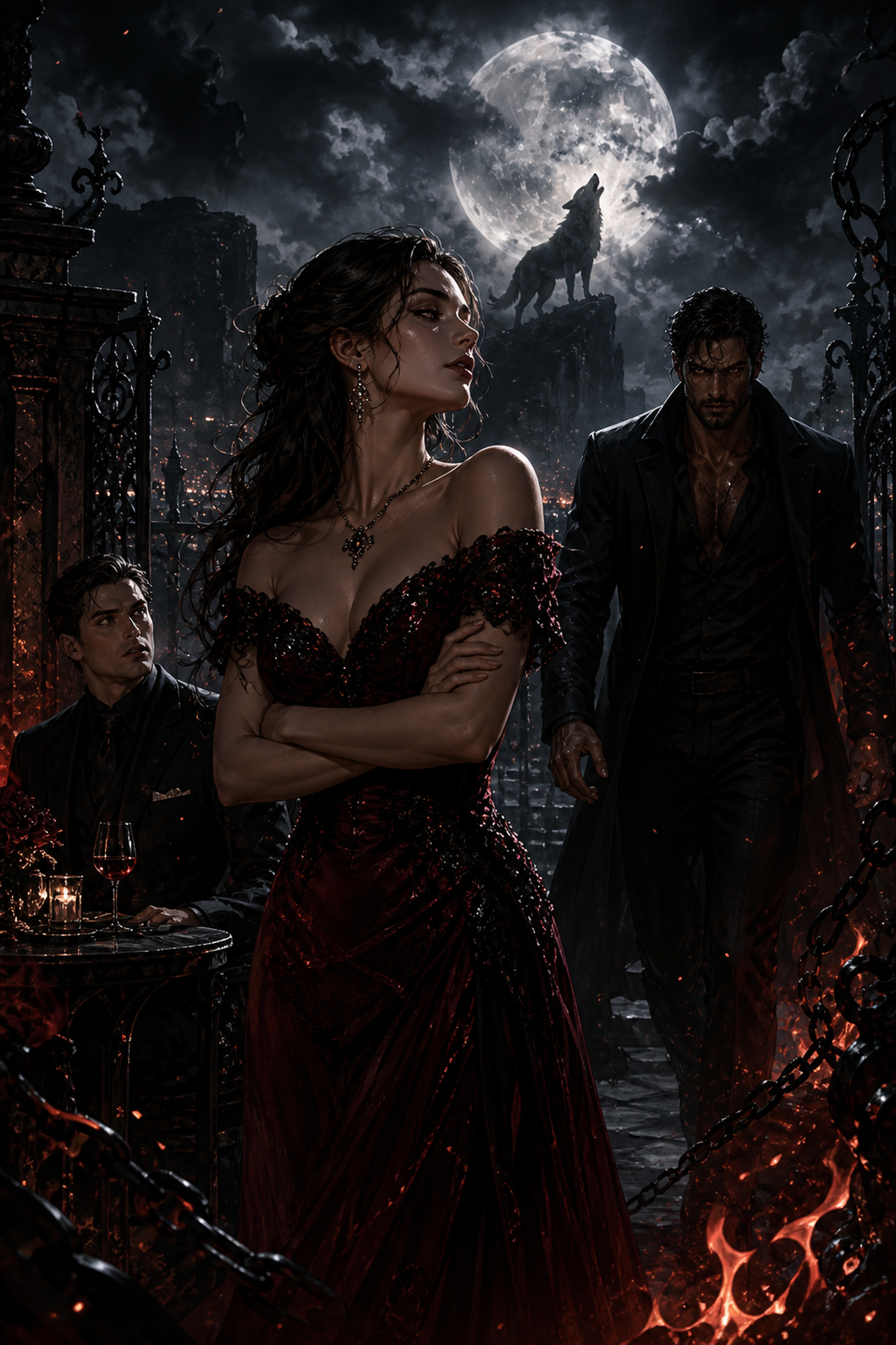 chasing-his-kickass-luna-back - Night Vow mood product image