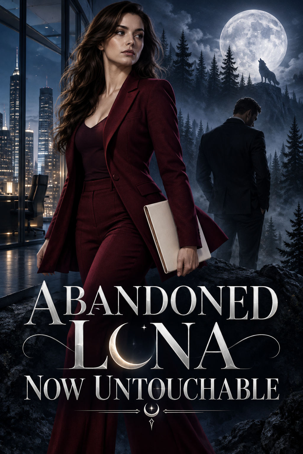 Abandoned Luna: Now Untouchable — flat book cover