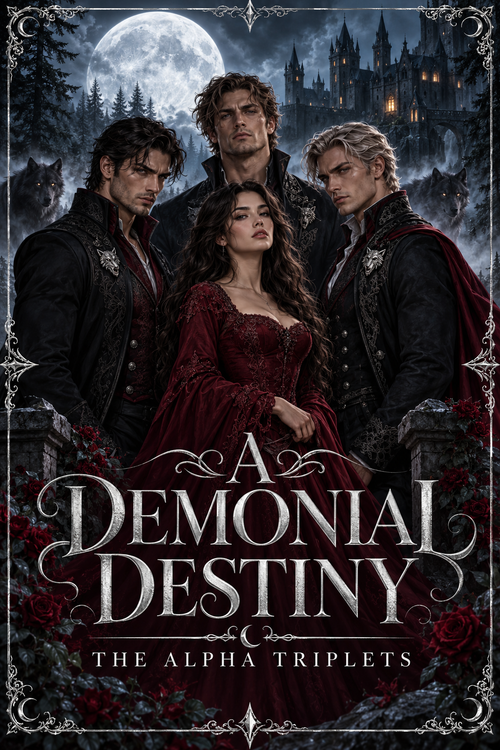A Demonial Destiny: The Alpha Triplets — flat book cover