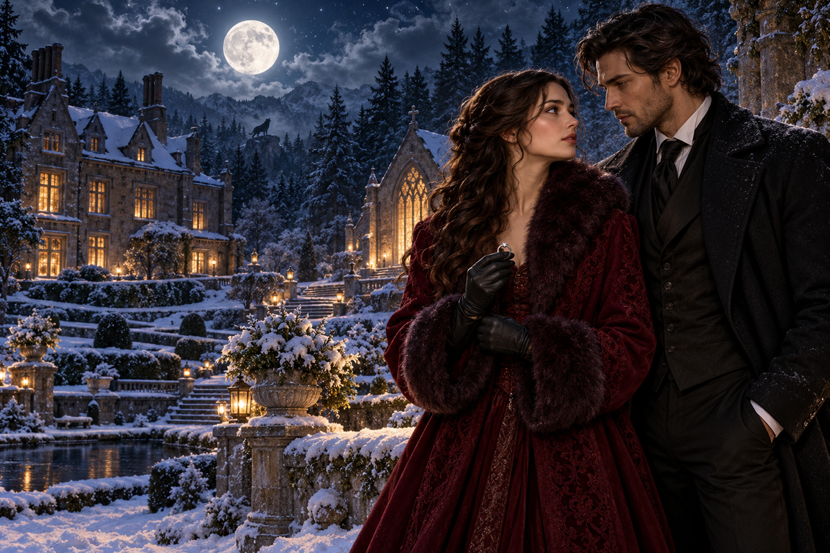 Fake Vow, True Luna — moonlit story illustration