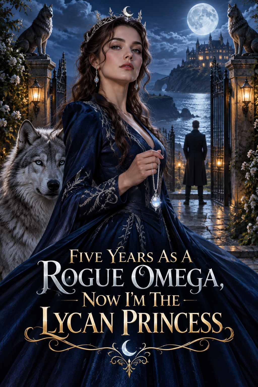 Five Years As A Rogue Omega, Now I’m The Lycan Princess — ebook cover