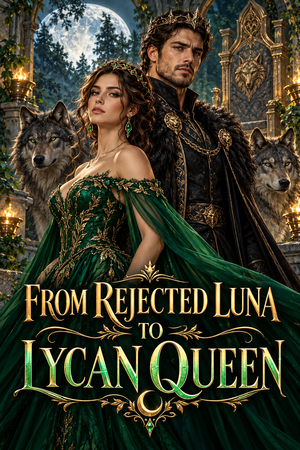 From Rejected Luna To Lycan Queen — book cover
