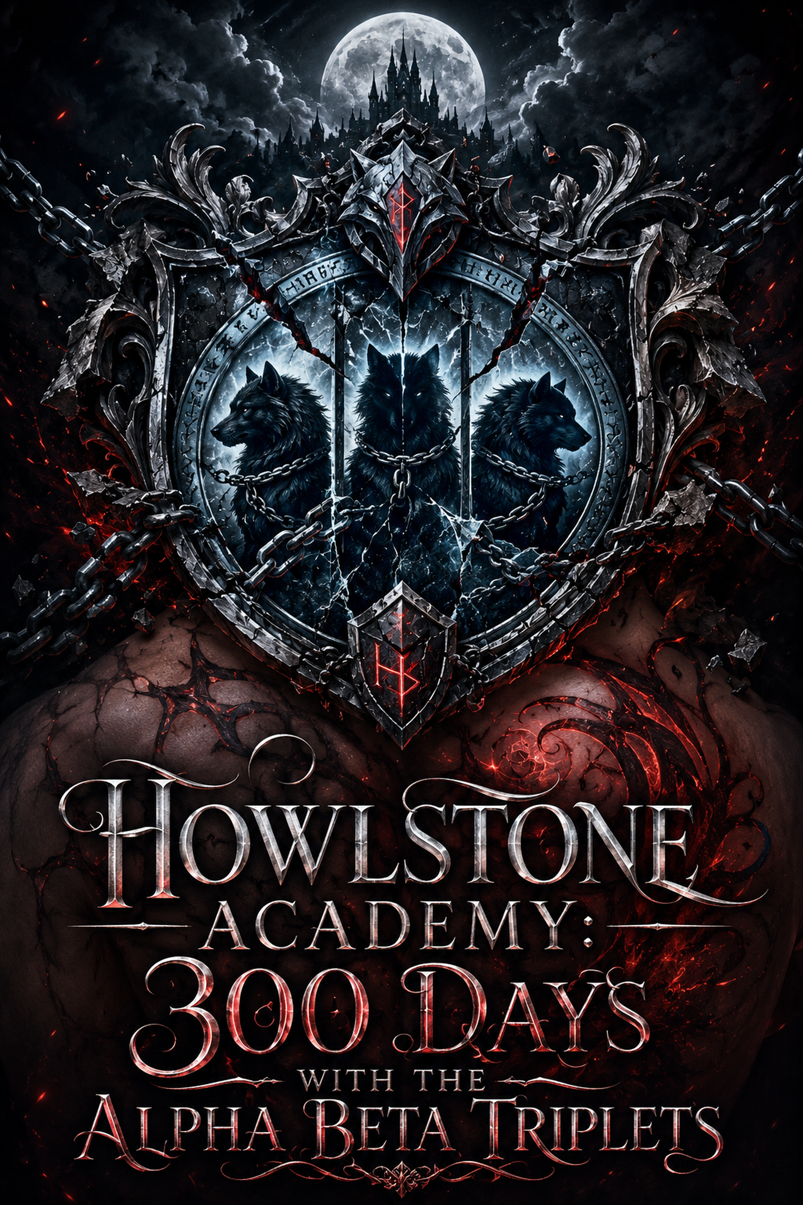 howlstone-academy-300-days-with-the-alpha-beta-triplets - Night Vow preview_cover_image