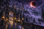 Luna Eclipse: The Eclipsed Saga (Every Wolf Has A Dark Side) — moonlit story illustration