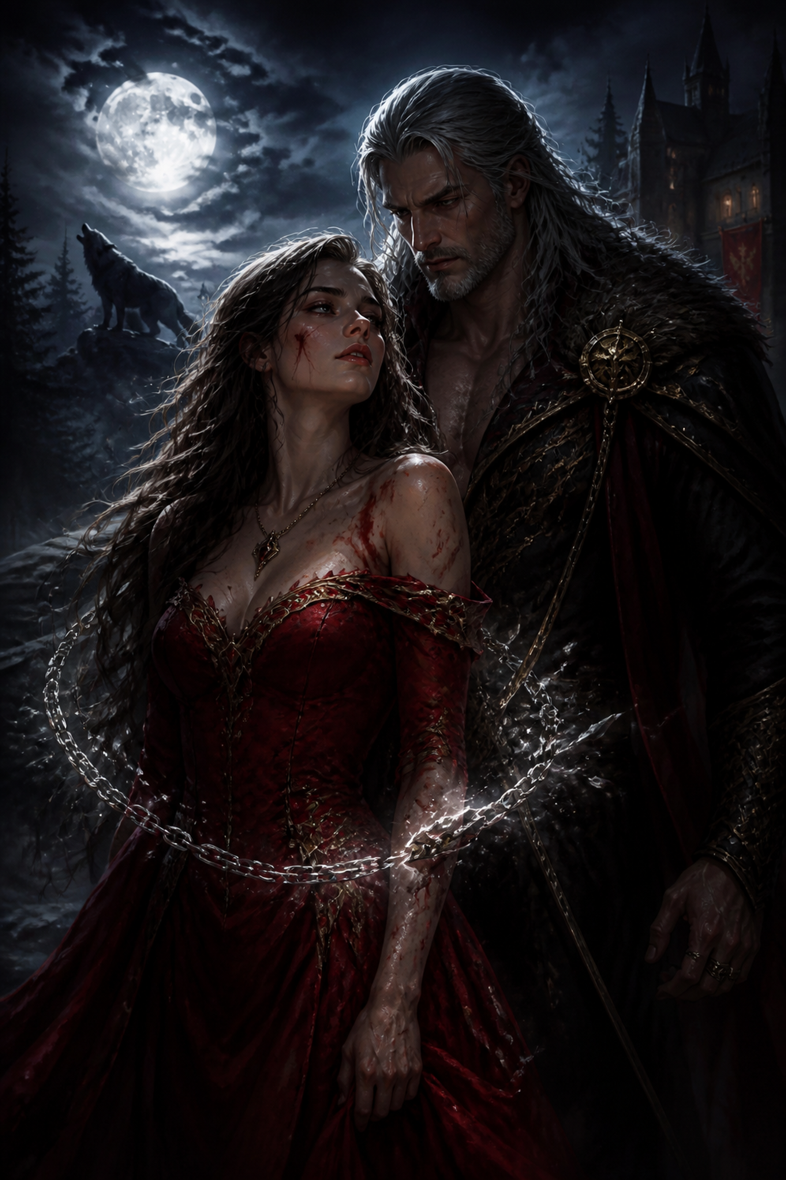 mated-to-my-exs-lycan-king-dad - Night Vow mood product image