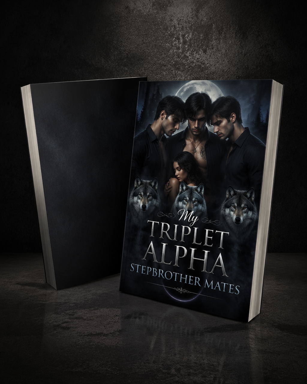 My Triplet Alpha Stepbrother Mates - Night Vow main product image