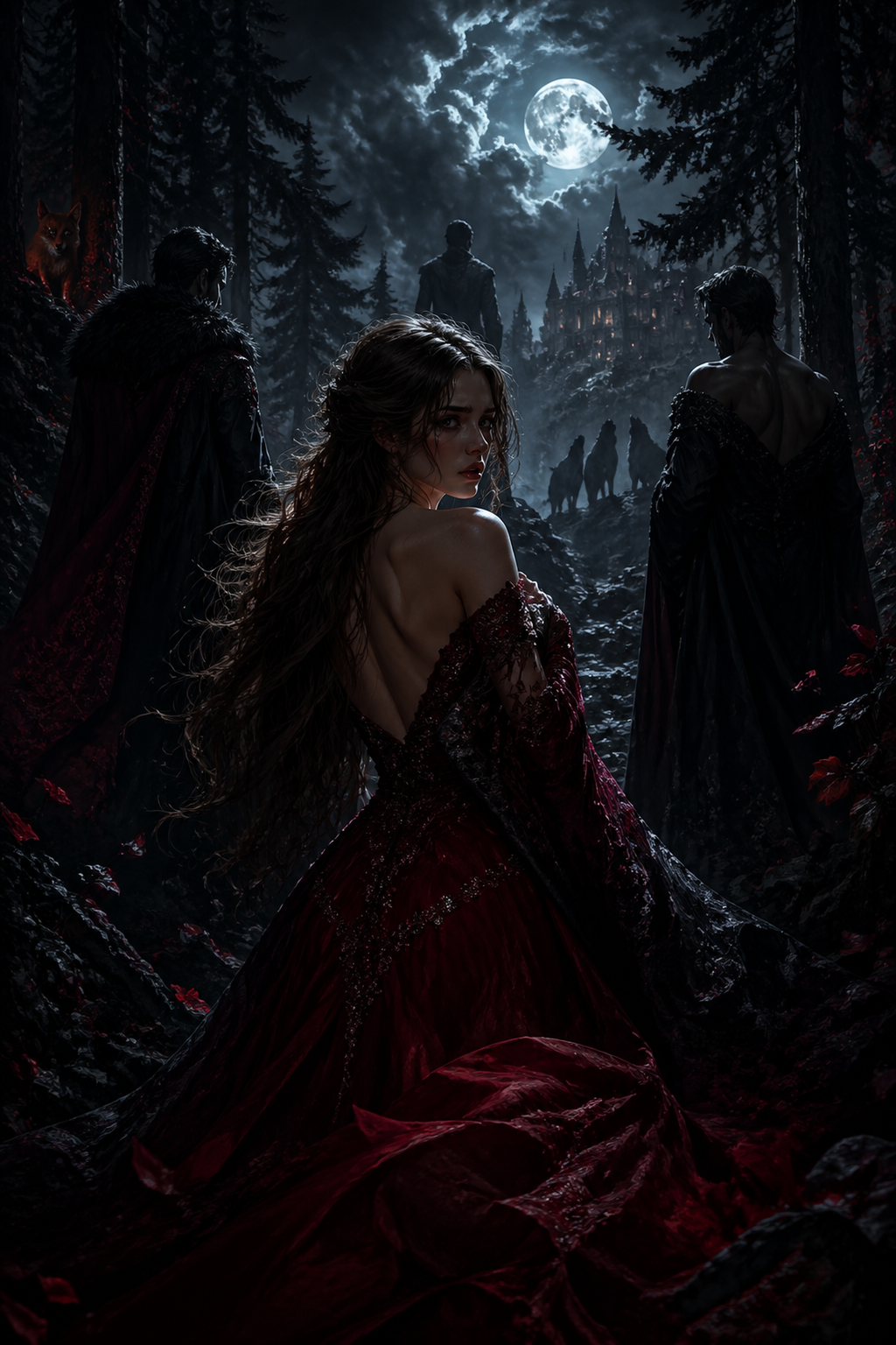 My Triplet Alpha Stepbrother Mates - Night Vow mood product image