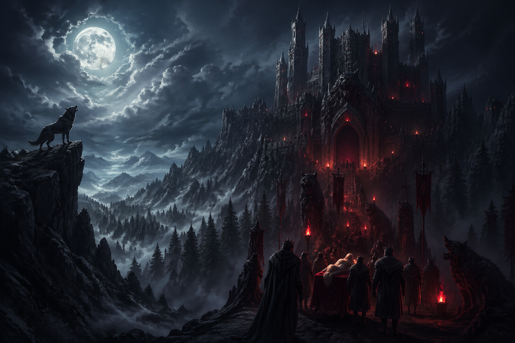 Offered To The Cursed Lycan King - Night Vow end CTA image