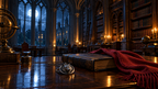 One Night With My Alpha Professor — moonlit story illustration