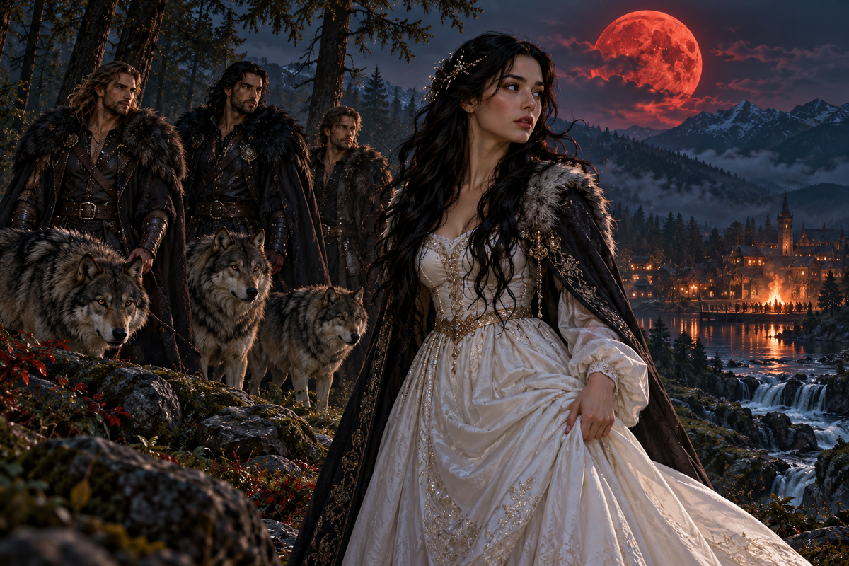 Owned By The Alpha — moonlit story illustration