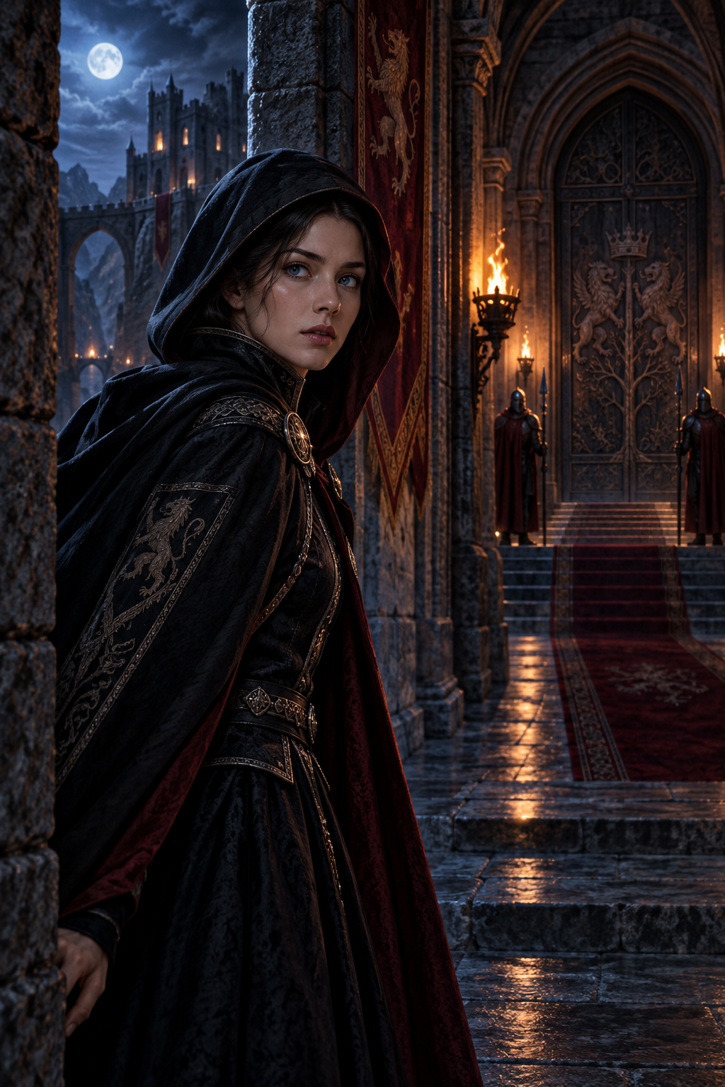 That Prince Is A Girl: The Vicious King’s Captive Slave Mate — Emeriel in a moonlit fortress