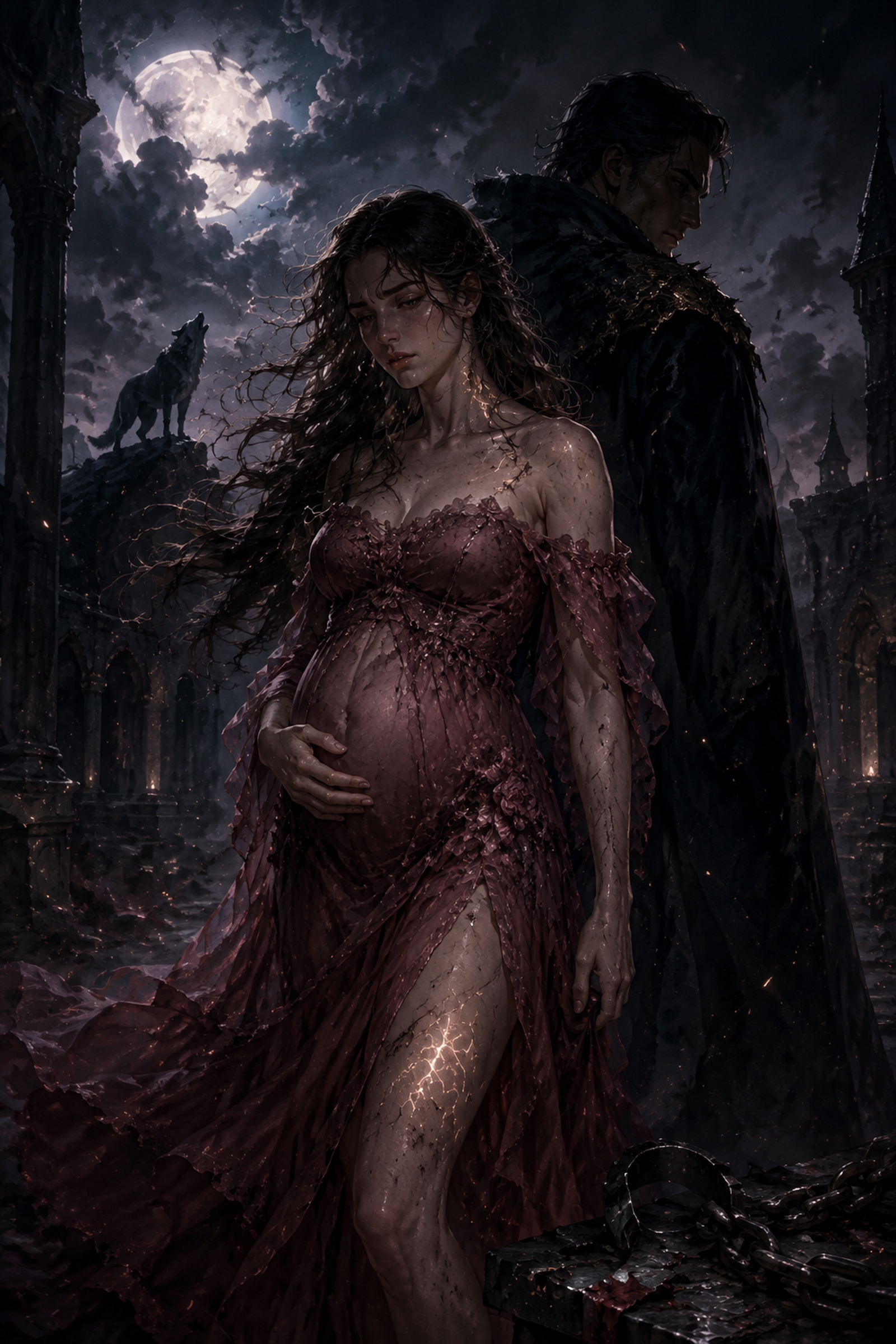 pregnant-after-one-night-with-the-lycan - Night Vow mood product image