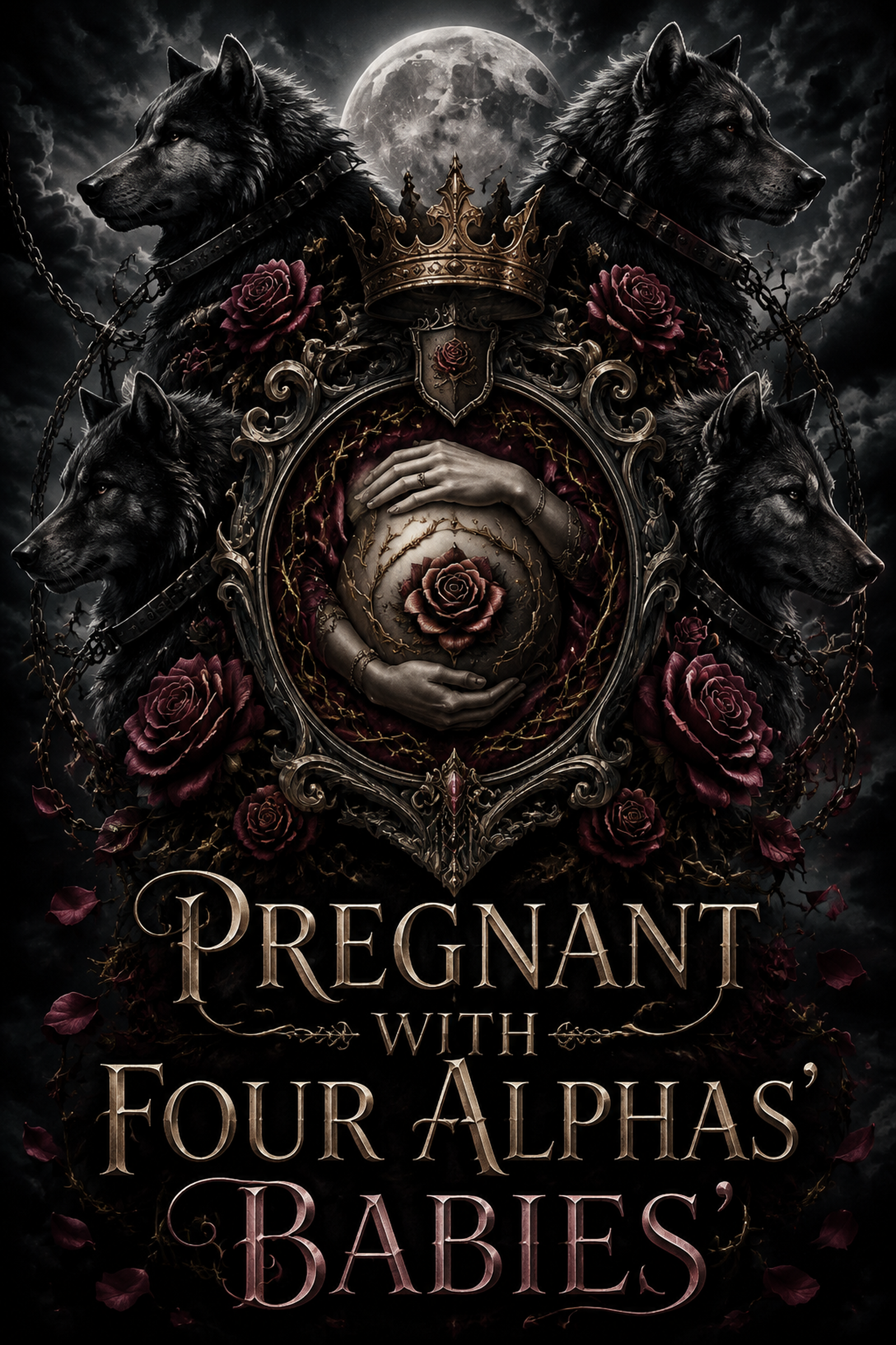 pregnant-with-four-alphas-babies - Night Vow preview_cover_image