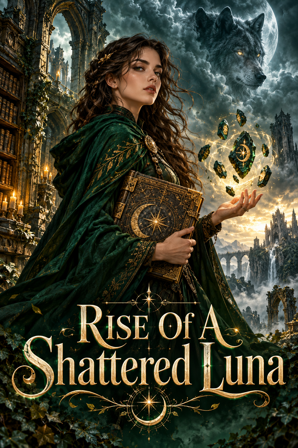 Rise Of A Shattered Luna — book cover