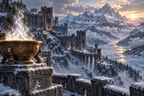 Silver Flame — moonlit story illustration