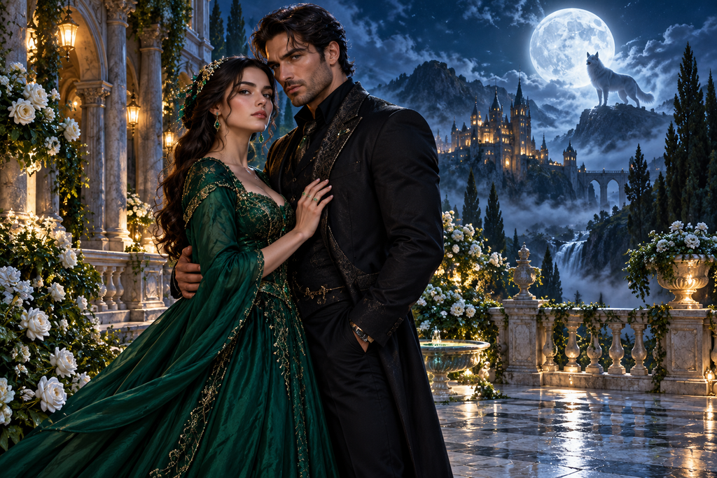Sorry, Alpha. I'm Carrying Your Rival's Baby — moonlit story illustration
