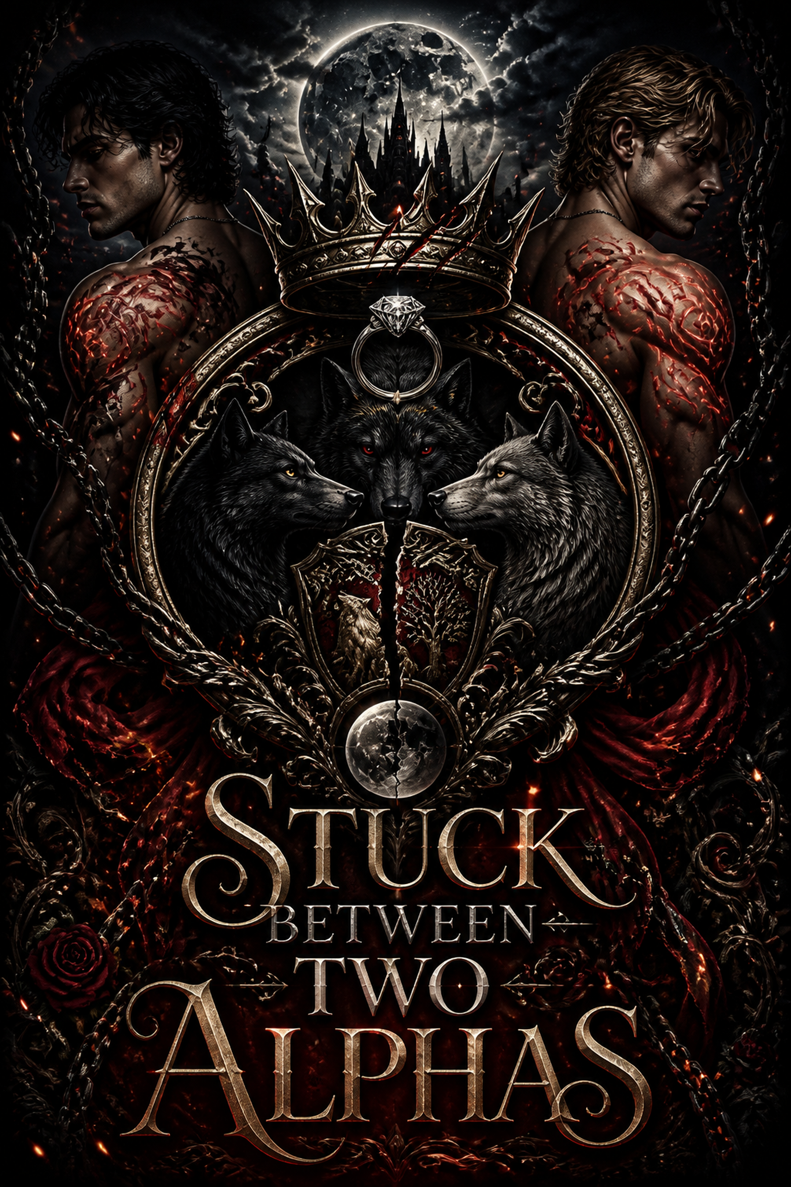 Stuck Between Two Alphas - Night Vow preview_cover_image