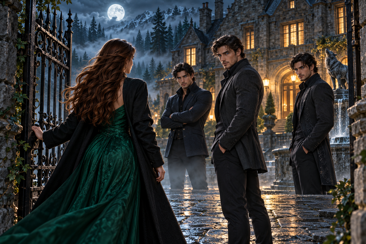 The Alpha Triplets And The Rogue — moonlit story illustration