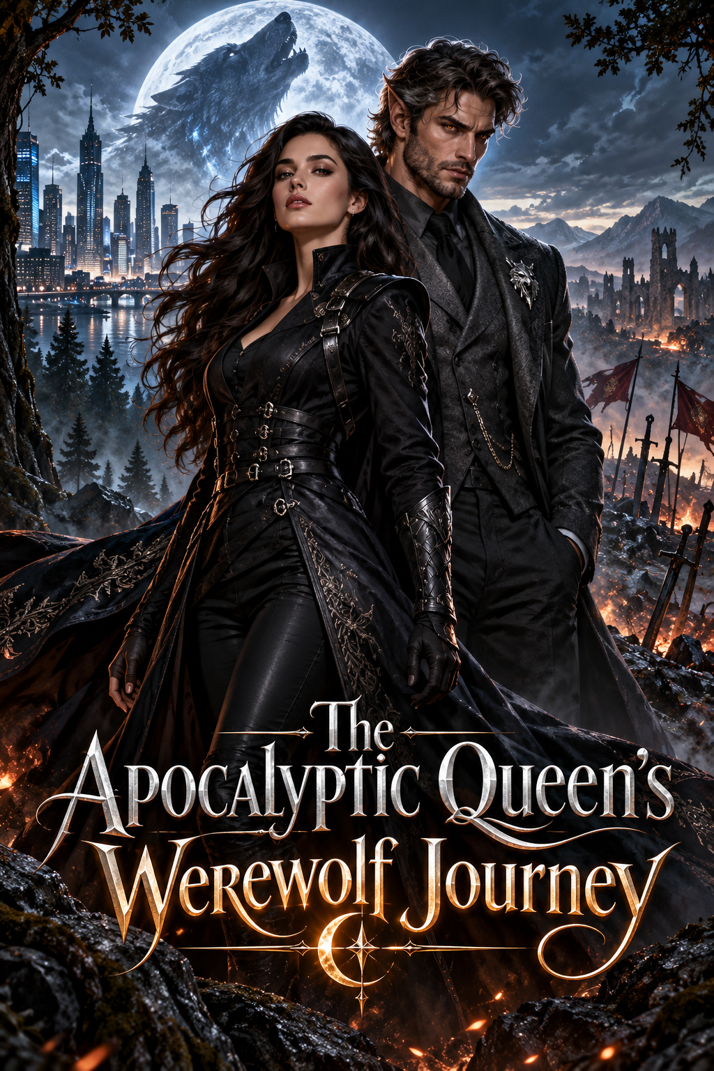 The Apocalyptic Queen's Werewolf Journey — book cover