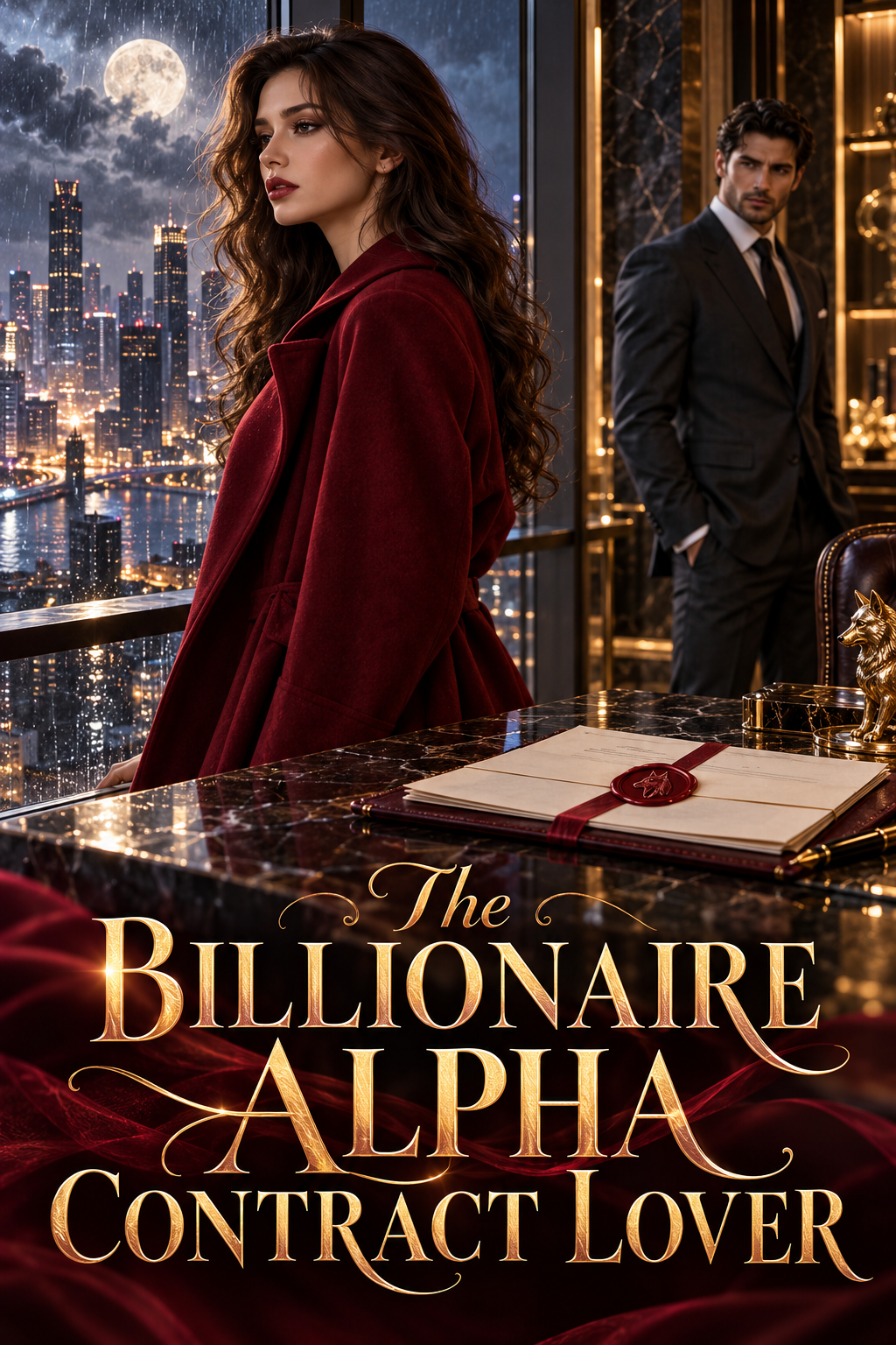 The Billionaire Alpha Contract Lover — book cover
