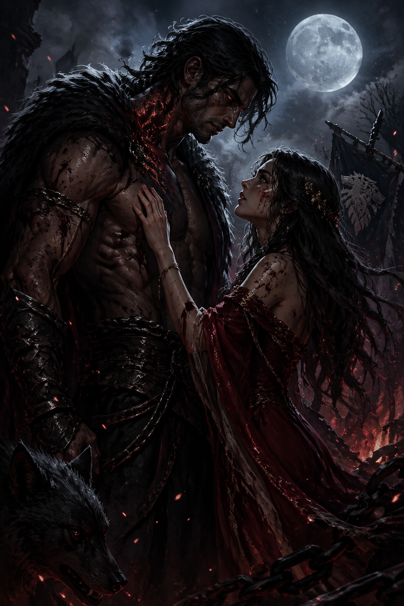 the-cursed-alphas-mate - Night Vow mood product image