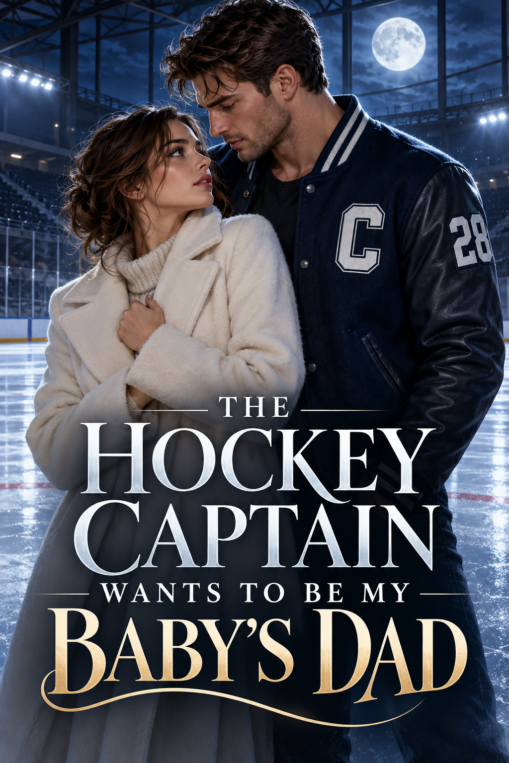 The Hockey Captain Wants To Be My Baby's Dad — book cover