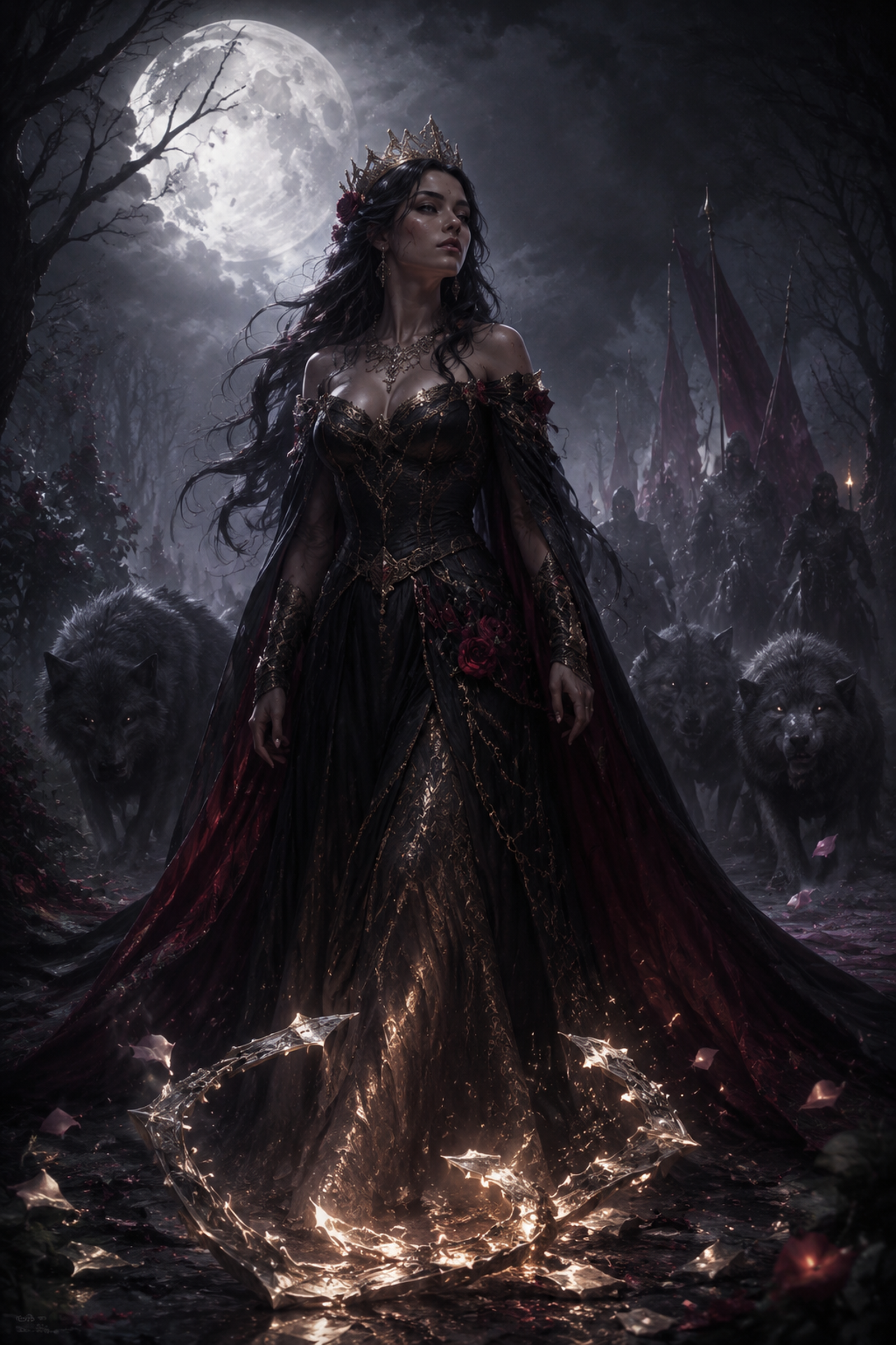 the-luna-and-her-quadruplet-pups - Night Vow mood product image