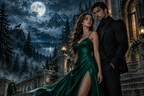 The Luna Who Rose — moonlit story illustration