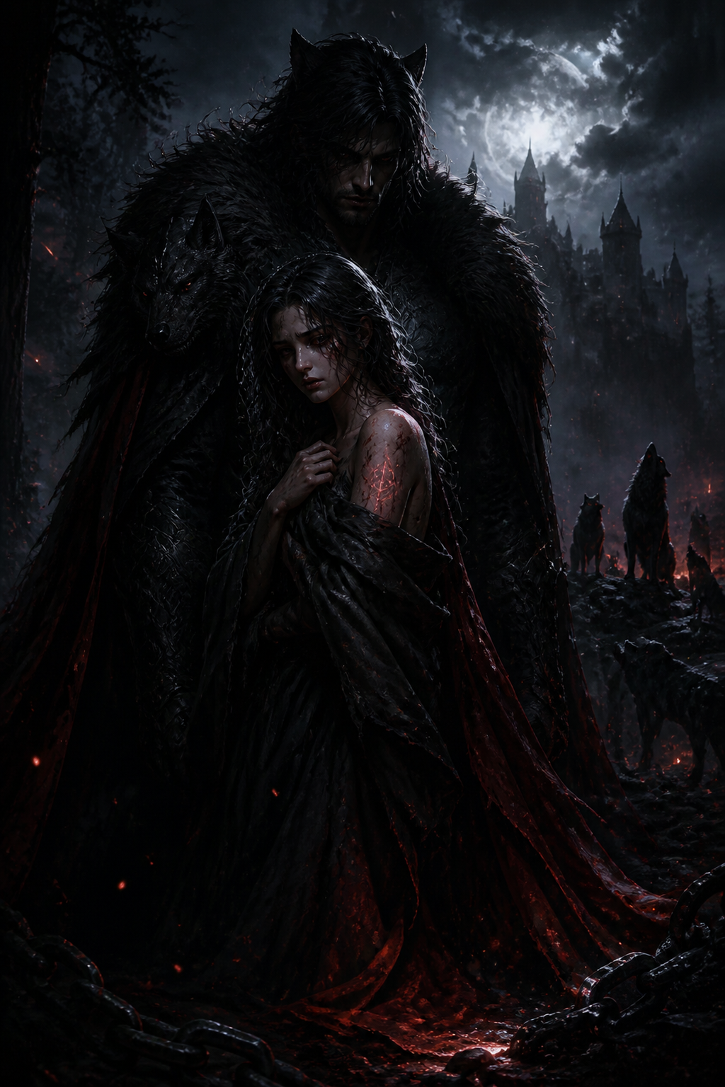The Lycan King's Treasured Luna - Night Vow mood product image