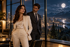 The Omega CEO Every Alpha Wants — moonlit story illustration