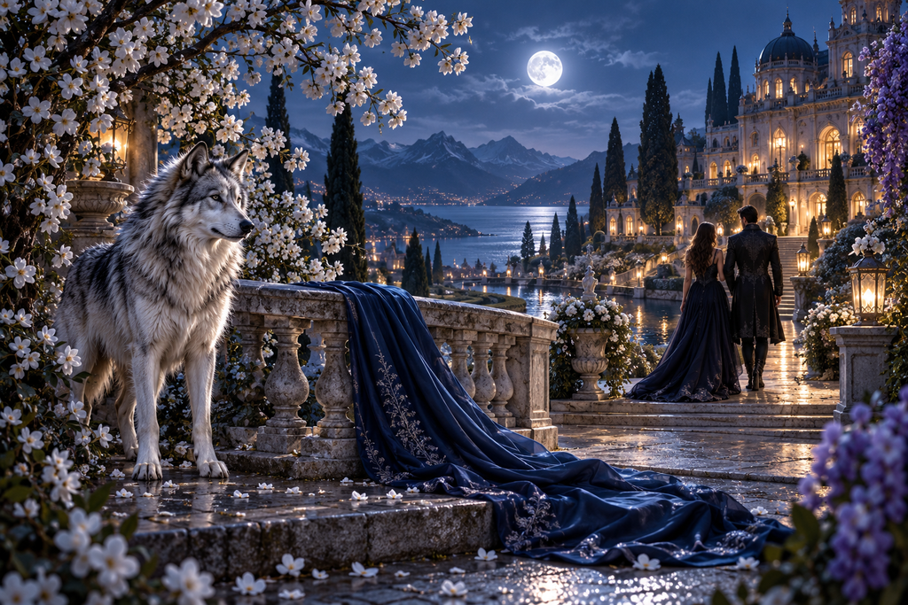 The Rejected Luna — moonlit story illustration