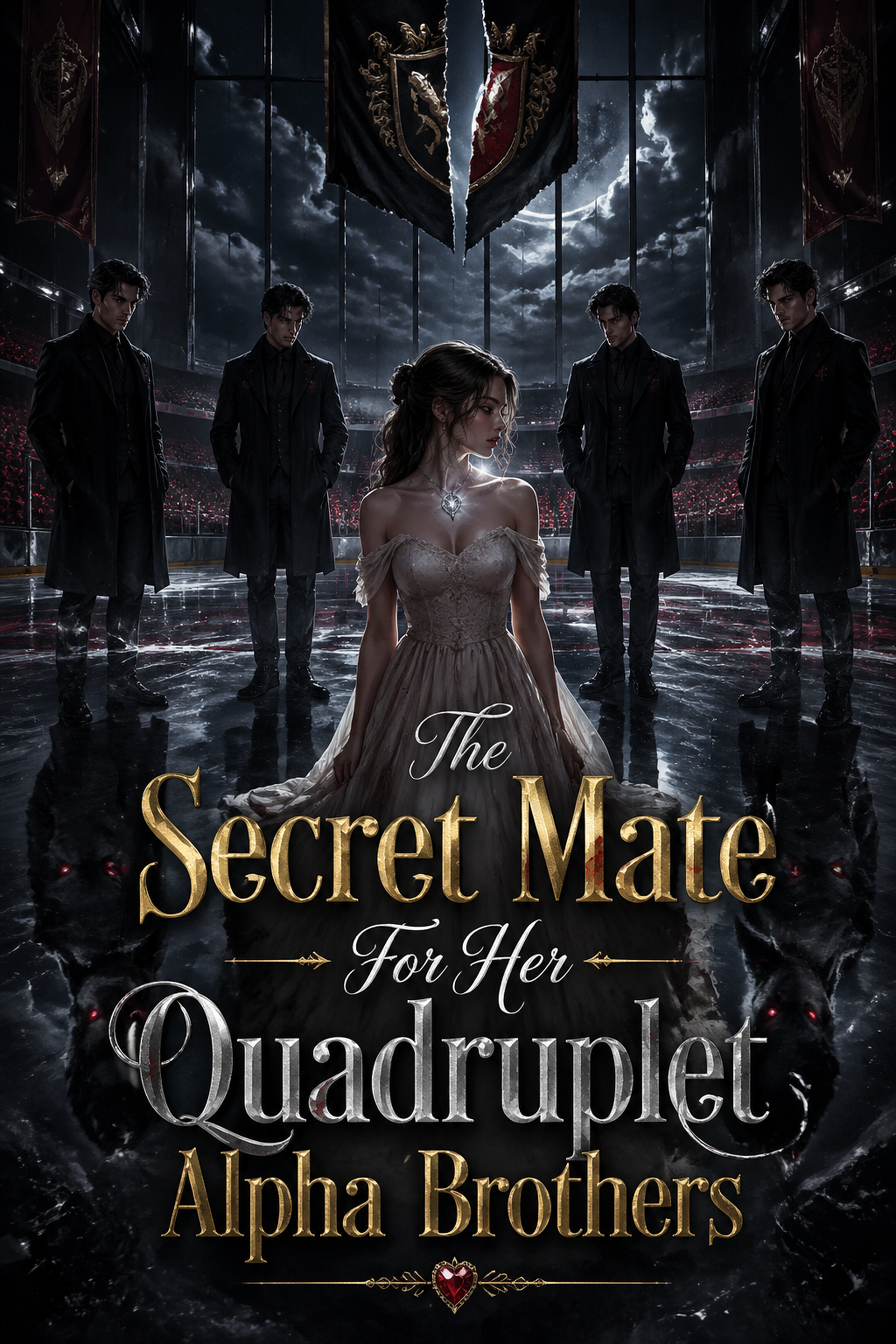 The Secret Mate For Her Quadruplet Alpha Brothers - Night Vow preview_cover_image