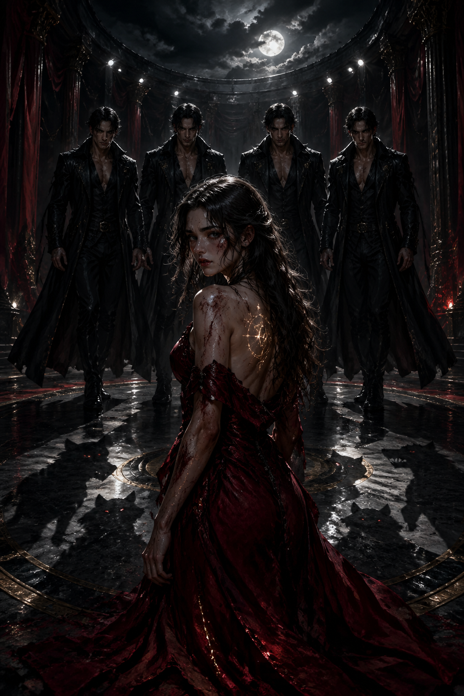 The Secret Mate For Her Quadruplet Alpha Brothers - Night Vow preview_mood_image