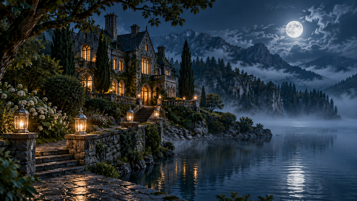 The Widowed Luna Has Six Months To Choose An Alpha — moonlit story illustration
