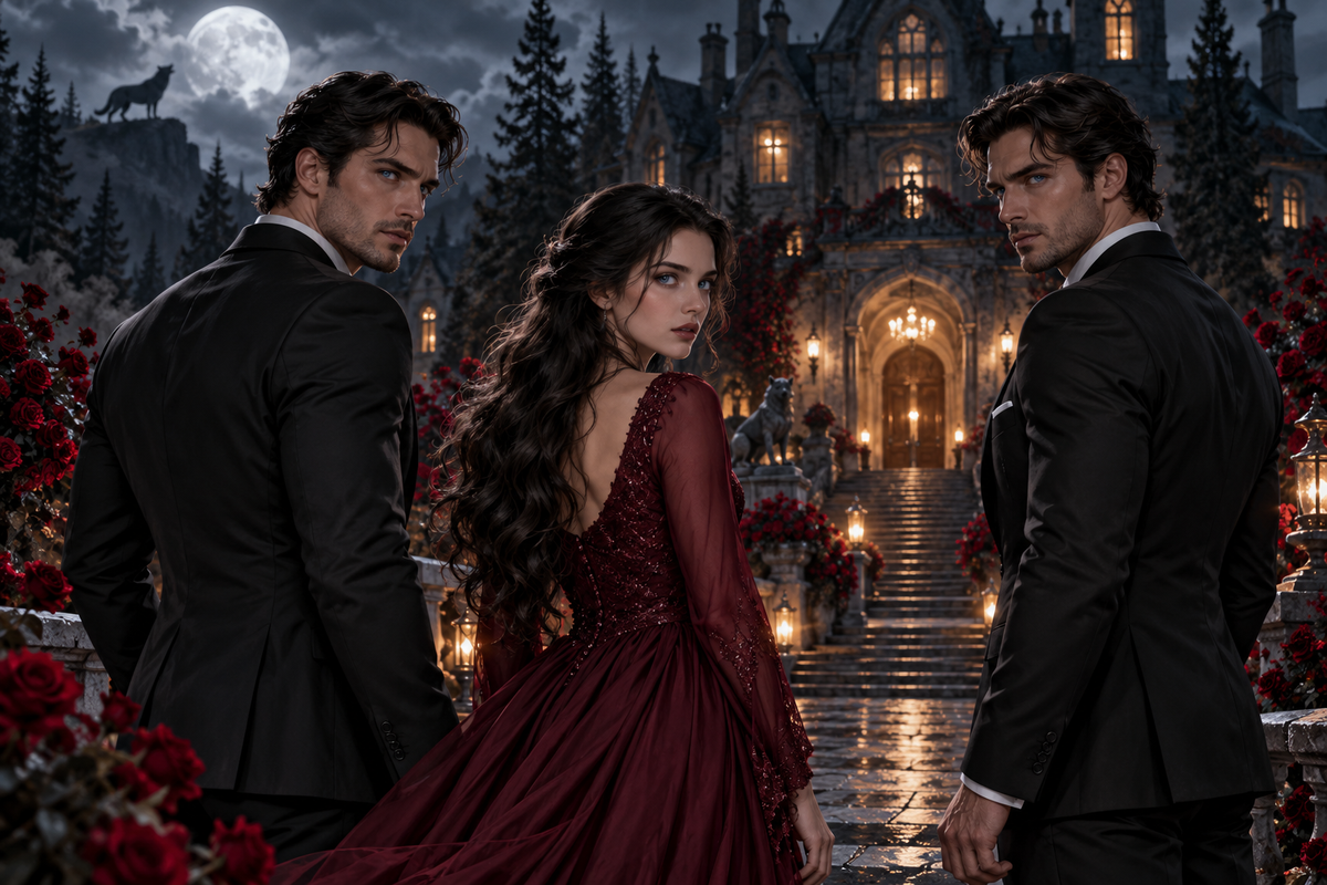 Their Secret Obsession(The Reverse Harem) — moonlit story illustration