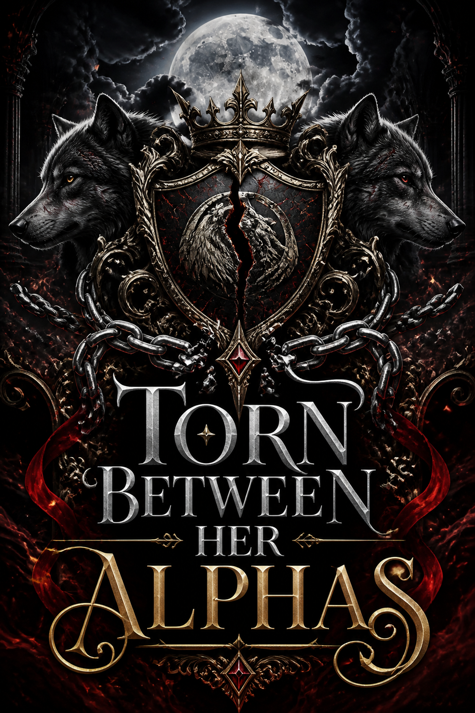 Torn Between Her Alphas - Night Vow preview_cover_image